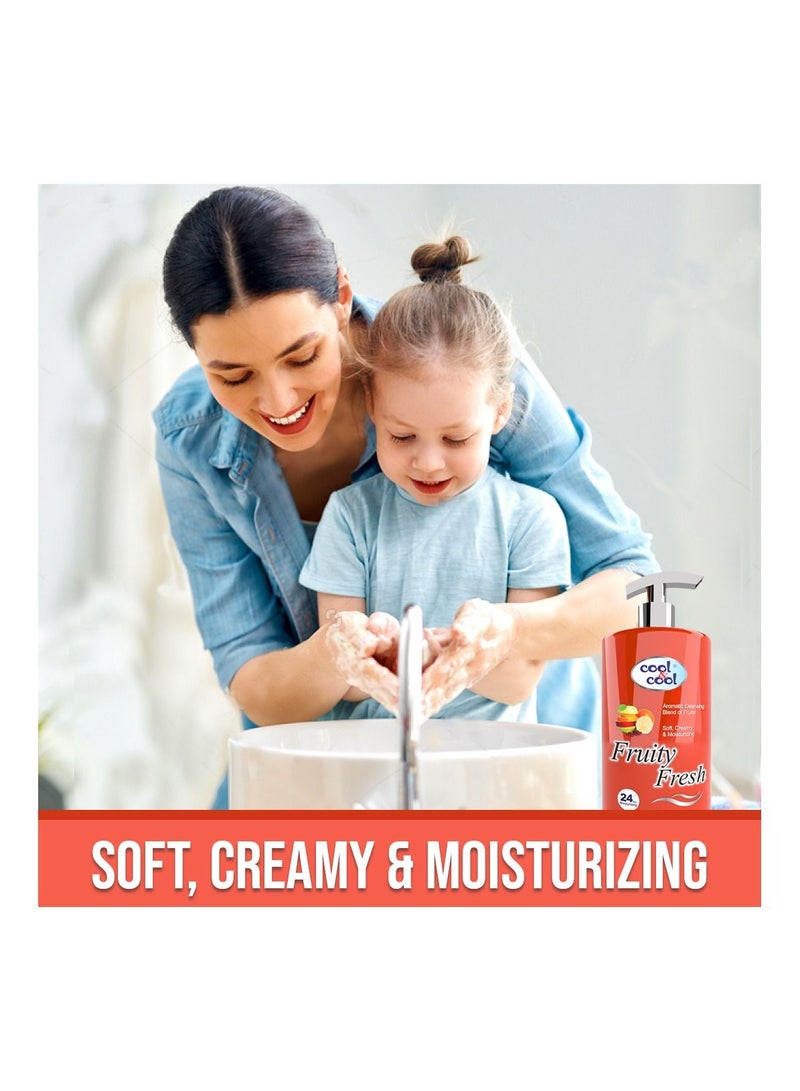 Cool & Cool Fruity Fresh Hand Wash 500ml Pack of 2 - Image 2