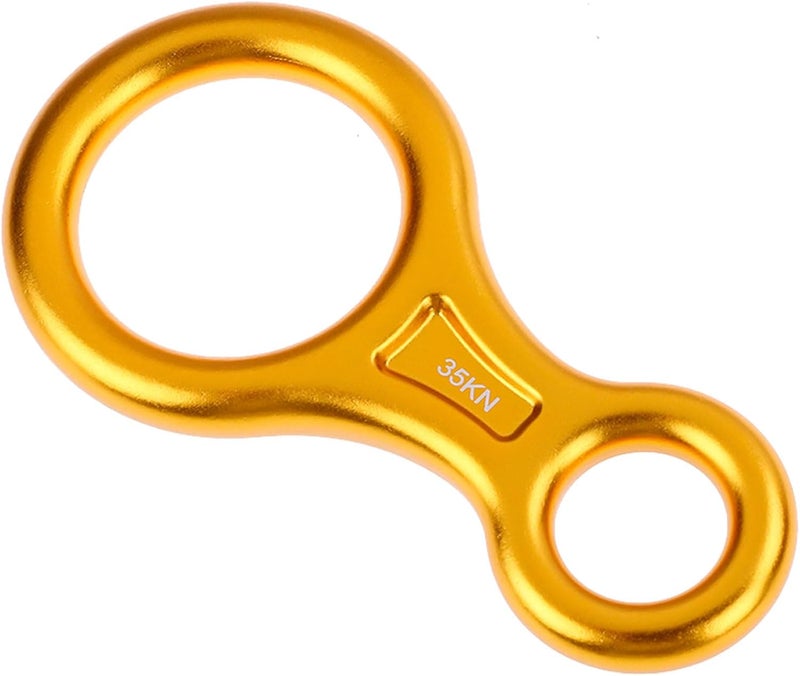 AOKWIT Rescue Figure 8 Descender Climbing Gear Downhill Equipment 35KN/3500kg 7075 Aluminum Alloy Rigging Plate for Climbing Belaying and Rappeling Device - Image 2