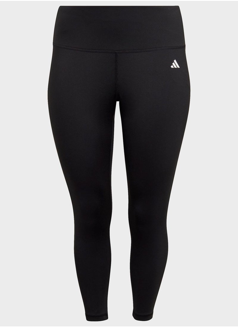Adidas Training Essentials High-Waisted 7/8 Leggings (Plus Size)  - Image 1