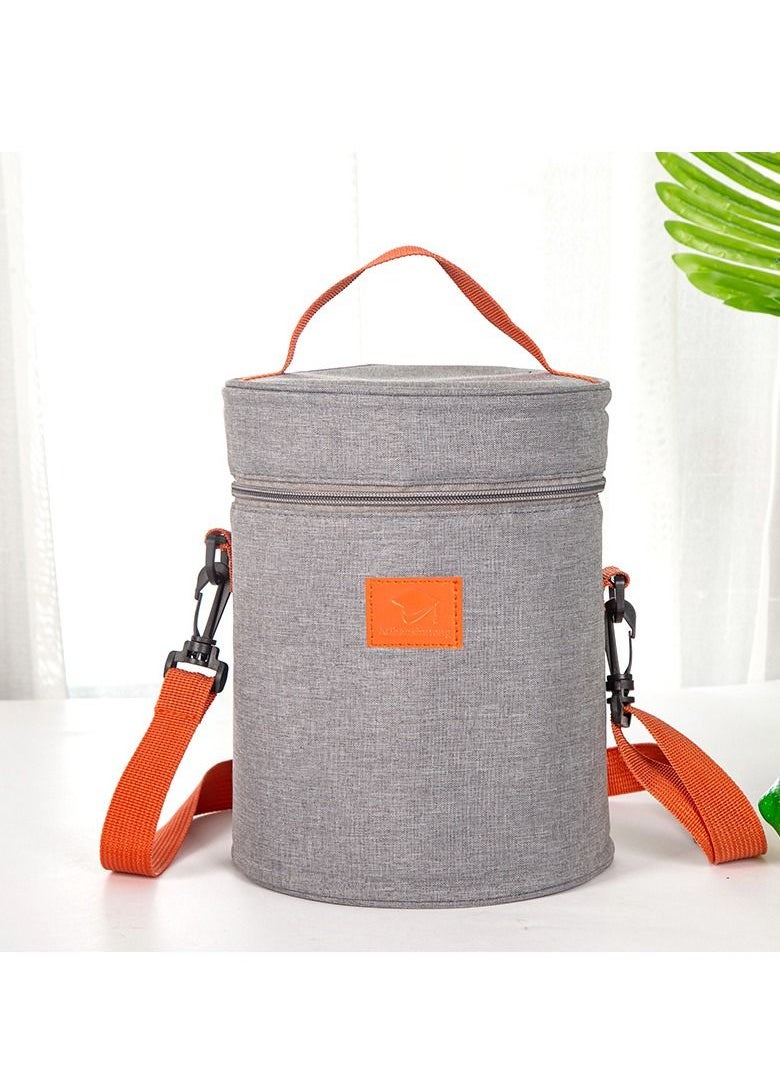 Mei Lifestyle Lunch Bag For Women and Men, Leak Proof Water Resistant Bag Container For Adults, Kids Lightweight Portable Lunch Box For Office Work, Outdoor, Picnic, School etc  - Image 1