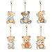 JBTM24 Diamond Painting Keychains Kits Double Sided Diamond Art Keyrings for Adults DIY Art Key Rings Ornaments Kits Bear - Image 2