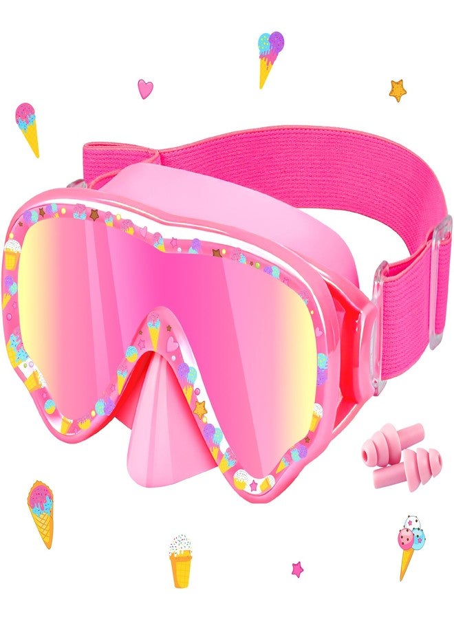 MENOLY Kids Swim Goggles, Anti-Fog Anti-UV Wide View Swimming Goggles with Nose Cover for Kids and Youth Age 5-16 - Image 1