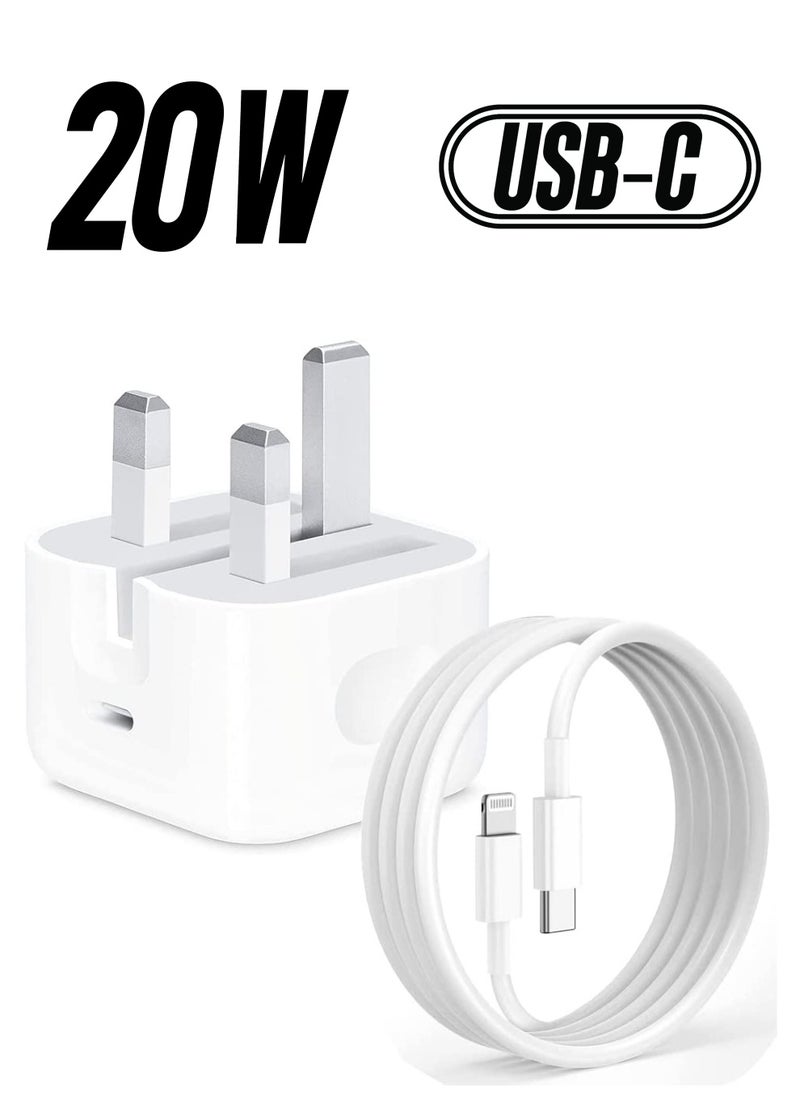 Generic MFi Certified 20W USB C Fast Charger Plug Cable for iPhone 13 12 Pro Max/Mini/11/XS/XR/X/8 Plus/iPad  - Image 1