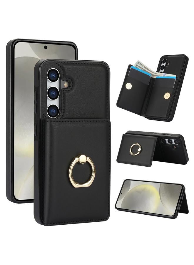 S-TOP Case For Samsung Galaxy A55 RFID Anti-theft Card Ring Holder Phone Case - Image 1