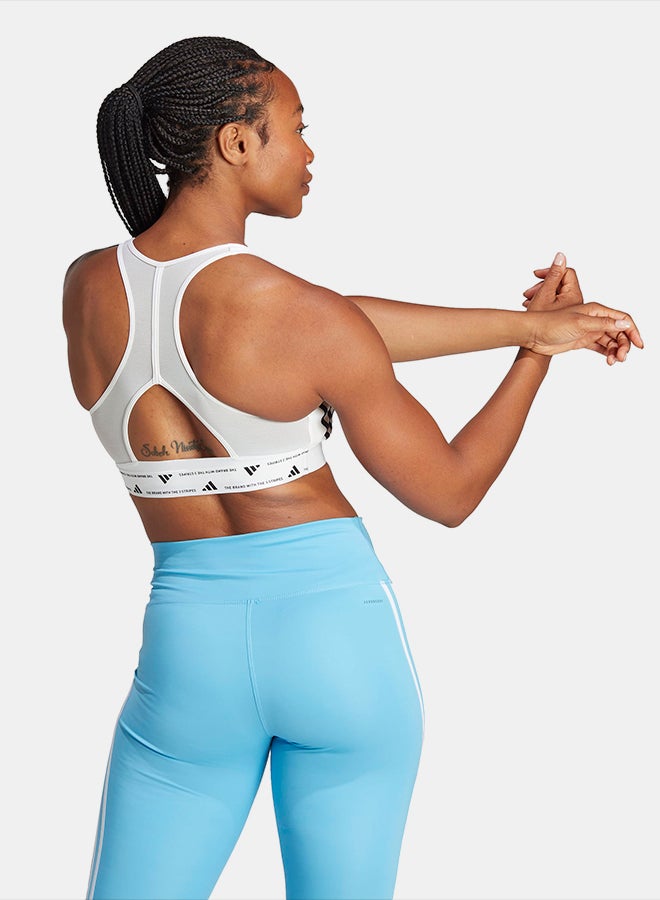 Adidas Powerimpact Train Medium-Support 3-Stripes Bra - Image 2