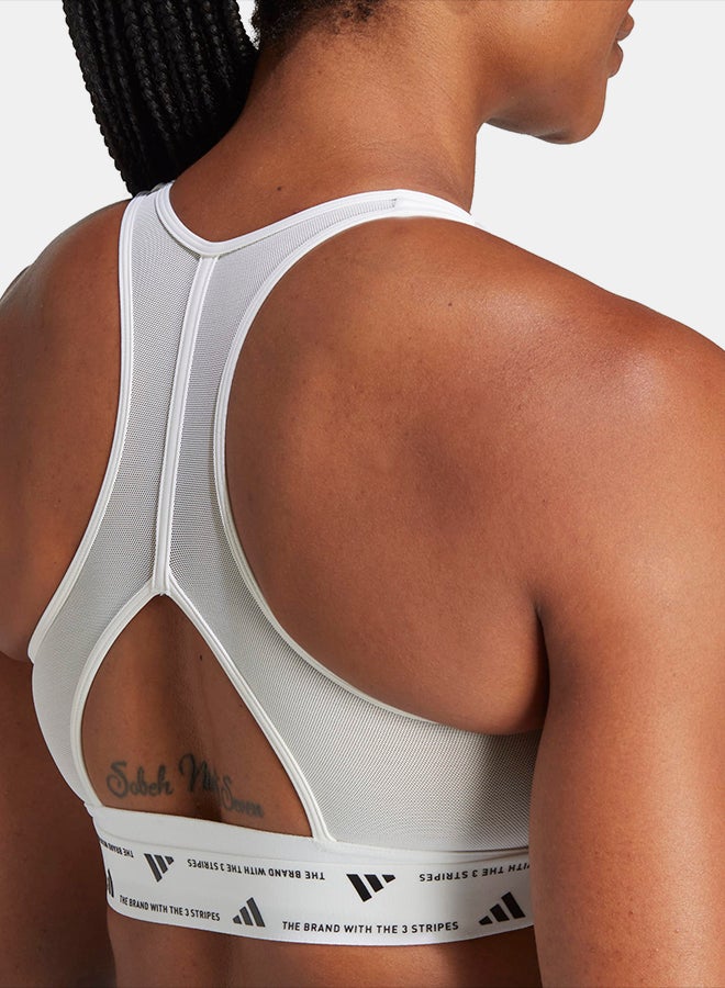 Adidas Powerimpact Train Medium-Support 3-Stripes Bra - Image 5