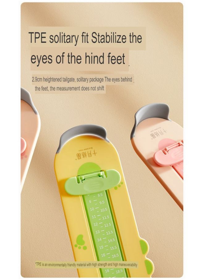 TEN-M JOURNEY Foot Measure for Children, Shoe Measuring Devices 24cm, Dual Scale Size, Infant Cartoon Foot Measurer, Feet Measuring Ruler Easy to Use, Professional Kids Shoe Sizer  - Image 5