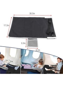 HOOKOR Airplane Seat Extender for Kids,Toddler Travel Airplane Footrest, Portable Toddler Airplane Bed, Flights Leg Rest for Kids  - Image 2