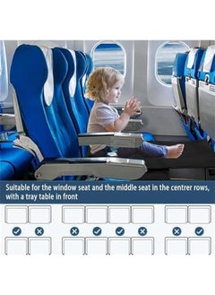 HOOKOR Airplane Seat Extender for Kids,Toddler Travel Airplane Footrest, Portable Toddler Airplane Bed, Flights Leg Rest for Kids  - Image 4