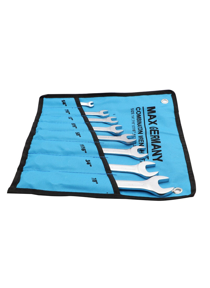 Max Germany Max Germany 3306-AF-08 Combination Spanner Set, 8 Pieces  - Image 2