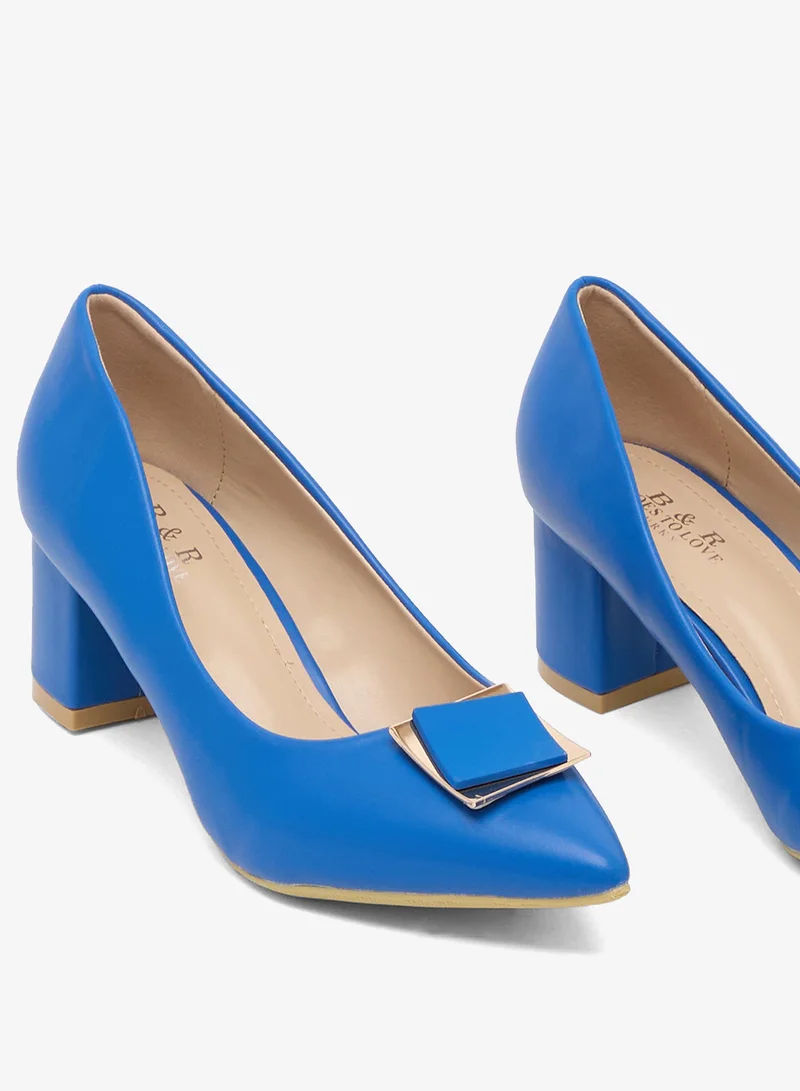 BR Low Heeled Pumps