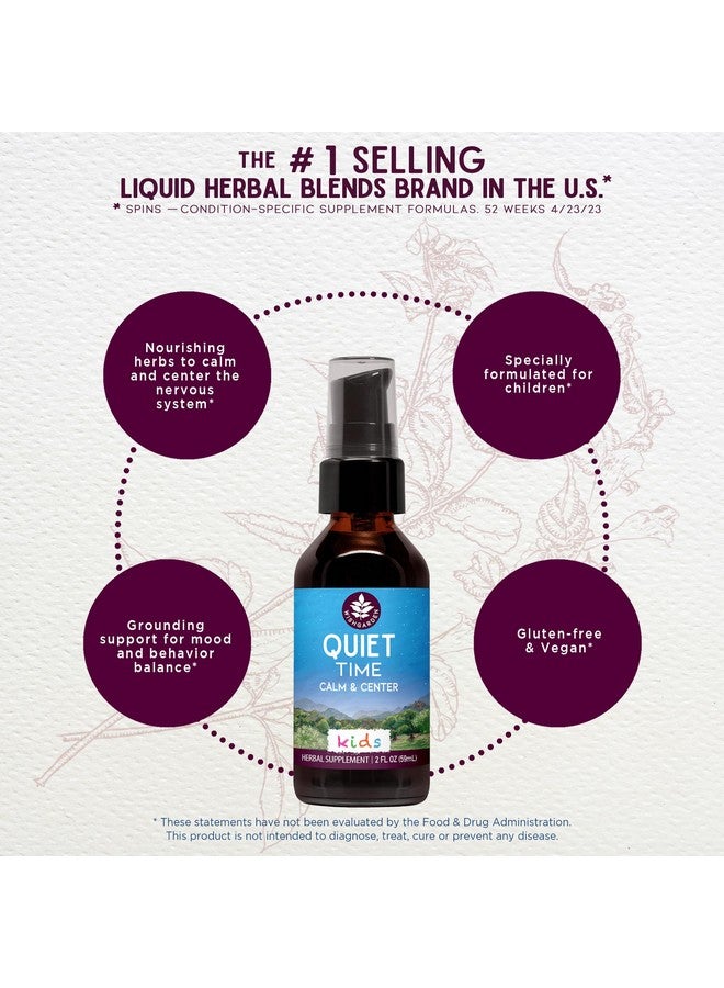 Wishgarden ويش جاردن هيربز كوات تايم للأطفال - مكمل عشبي مهدئ طبيعي مع زهرة العاطفة، تخفيف التوتر للأطفال، يهدئ ويخفف من فرط نشاط الأطفال، مكمل مهدئ للأطفال، 2 أونصة - Image 3