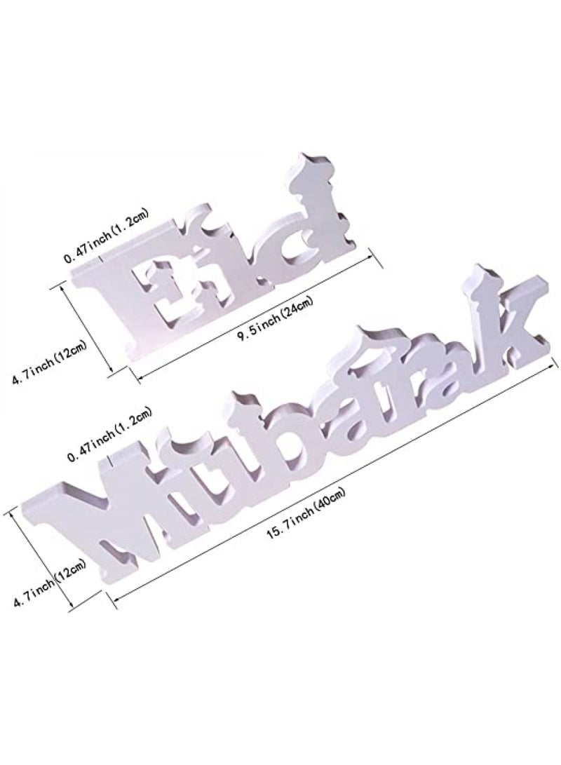 HILALFUL Eid Mubarak Wooden Decoration - Image 2