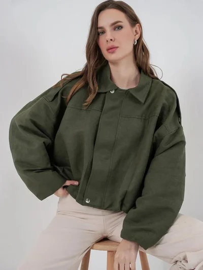 BIG DART BDART Oversized Zip-Up Jacket