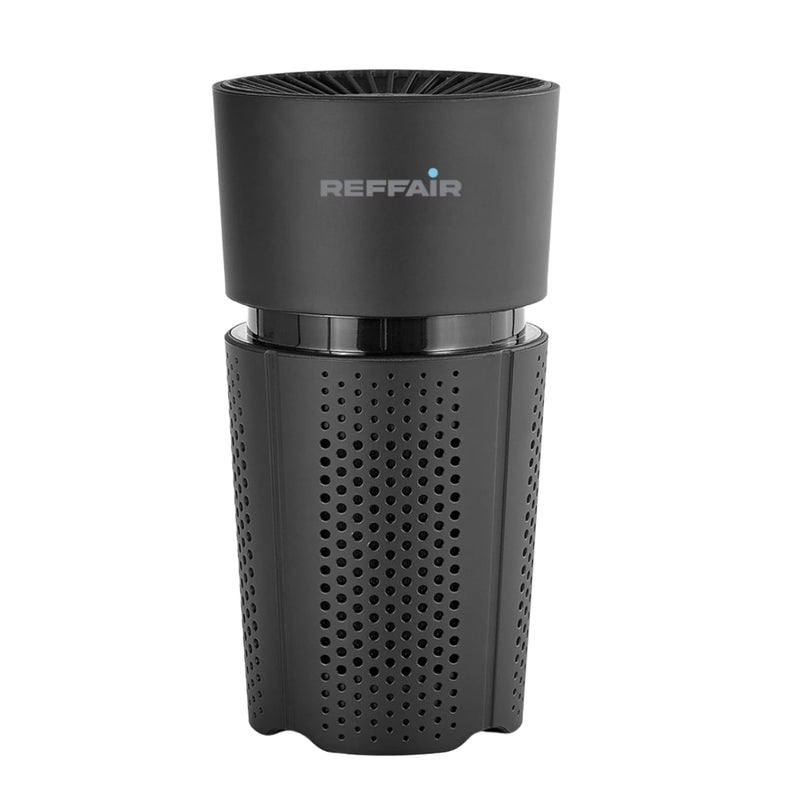 REFFAIR منقي الهواء Reffair AX30 MAX للسيارة والمنزل الجيل الثالث كابل TypeC وظيفة الأيونات البلازمية فلتر H13 HEPA الحقيقي عطر أسود - Image 1