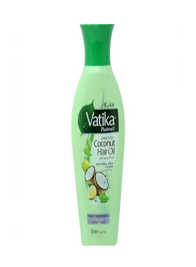 VATIKA Enriched Coconut Hair Oil With Henna, Amla And Lemon, 125 ml - Image 1