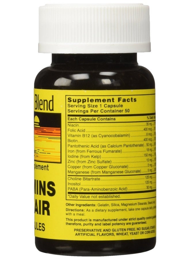 Nature's Blend - Vitamins For Hair Capsules 50 Ct - Image 1