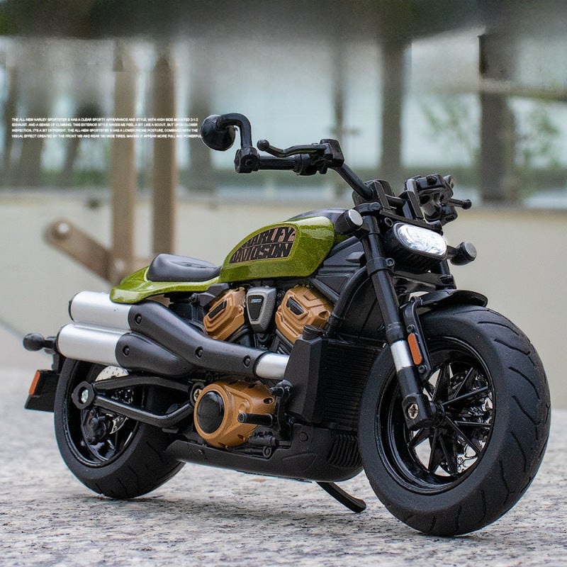 Alloy Motorcycle Model Toy 1:12 Scale Realistic Replication - Easy to Assemble Detailed Models for Children Aged 4 to 6 - Image 3