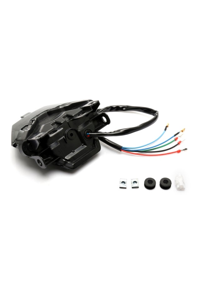 Loquat Motorcycle Brake Light Tail Lamp with LED Turn Signals - Image 1