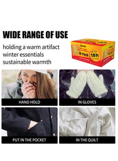 JUE-FISH 10 Packs Self Adhesive Universal Body Warmer Long Lasting Thermal Sticker Foot Warmer Winter Outdoor Activities Office or Home Use  - Image 3