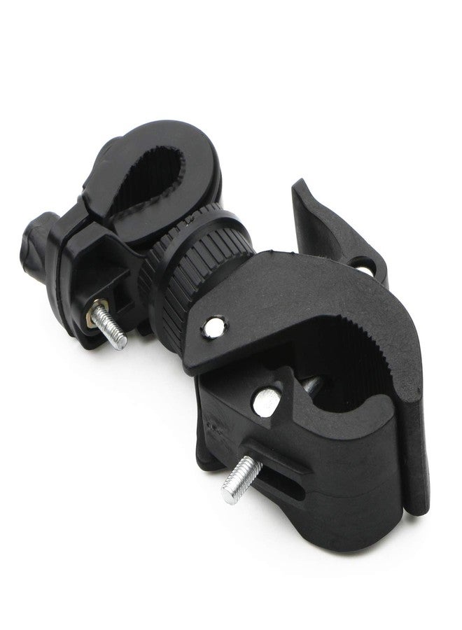 Rowiz 4pcs Universal Bike Bicycle Flashlight Lamp Mount Clamp Stand Holder 360º Rotation, Black - Image 4