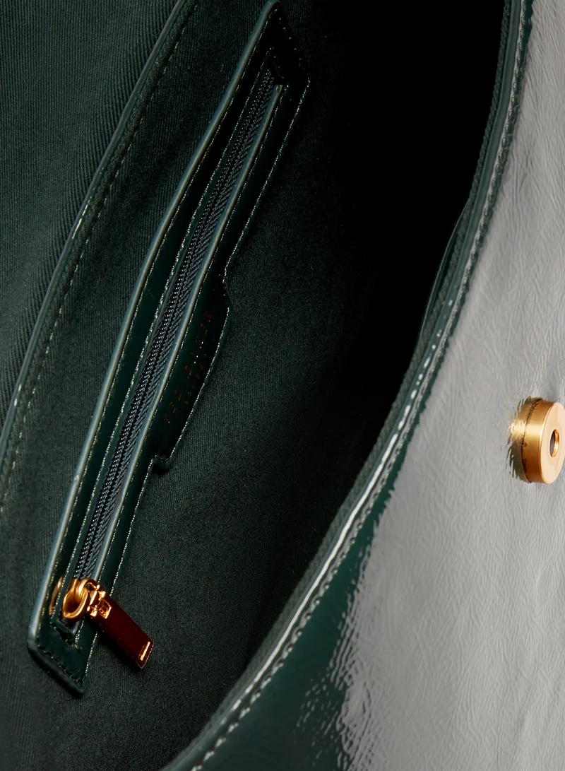 Ted Baker Rosenau Raose Detail Crinkle Top Handle Satchels