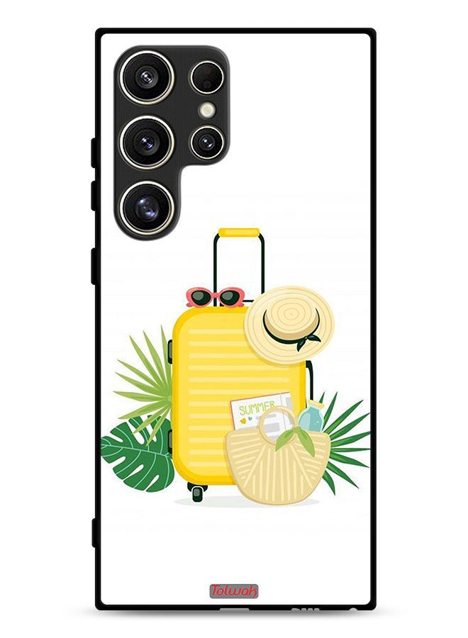 Tolwak Samsung Galaxy S24 Ultra 5G Protective Case Cover Summer Digital Art - Image 1