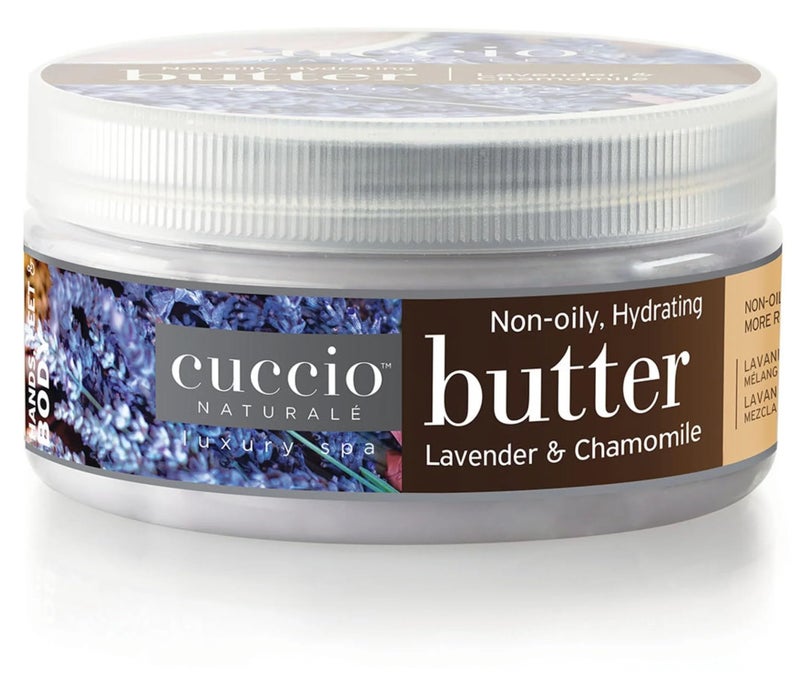 Cuccio Naturale Lavender & Chamomile Body Butter â€“ 8 Ounce â€“ Ultra-Hydrating, Non-Oily Formula for Silky Smooth Skin â€“ Ideal for Daily Moisturization - Image 1