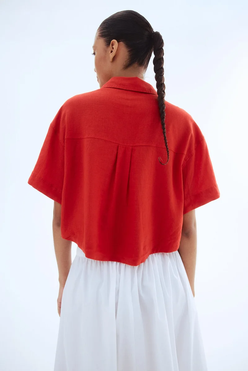 H&M Linen-blend shirt
