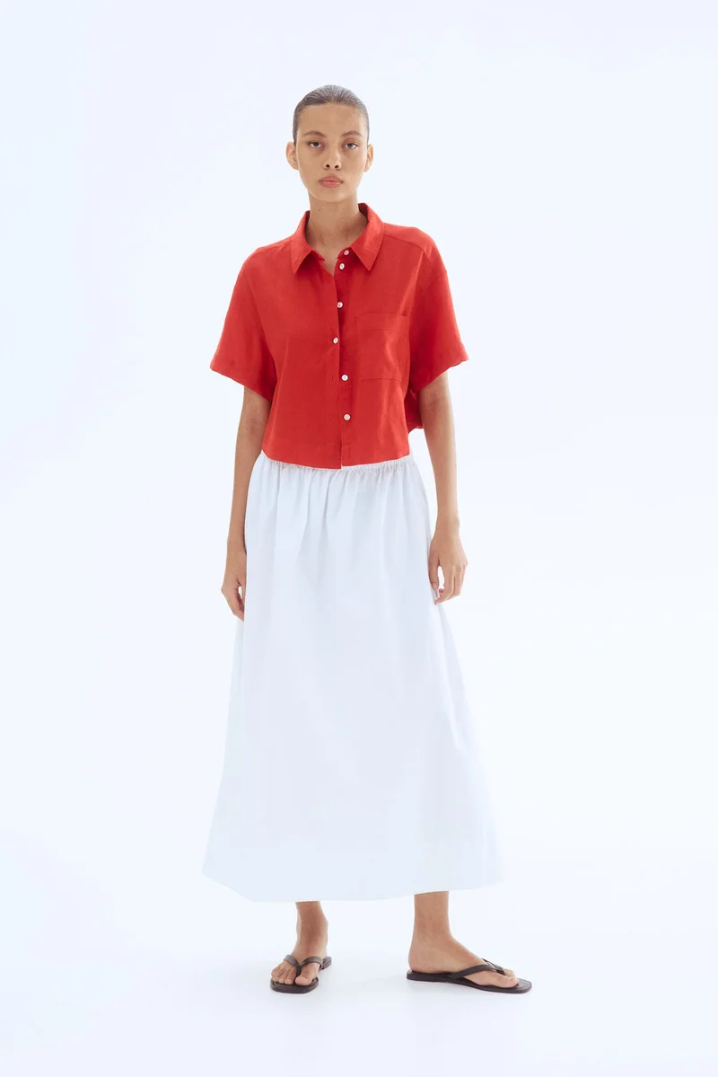 H&M Linen-blend shirt