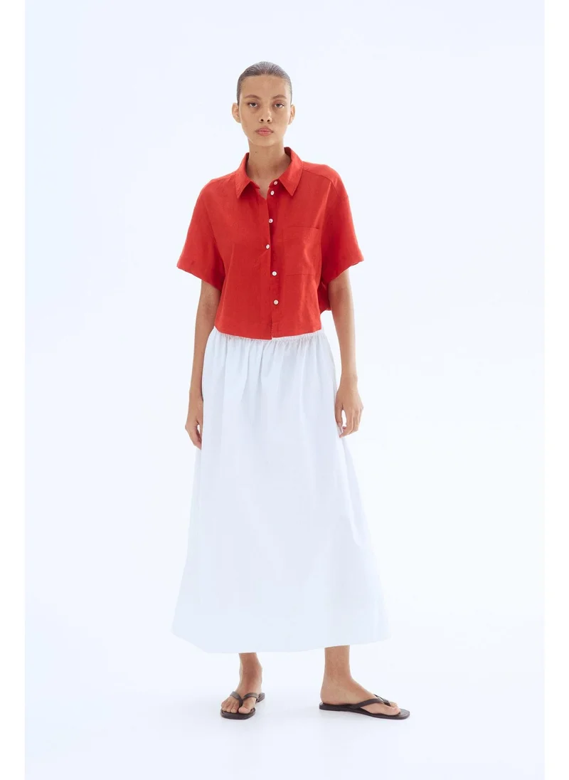 H&M Linen-blend shirt