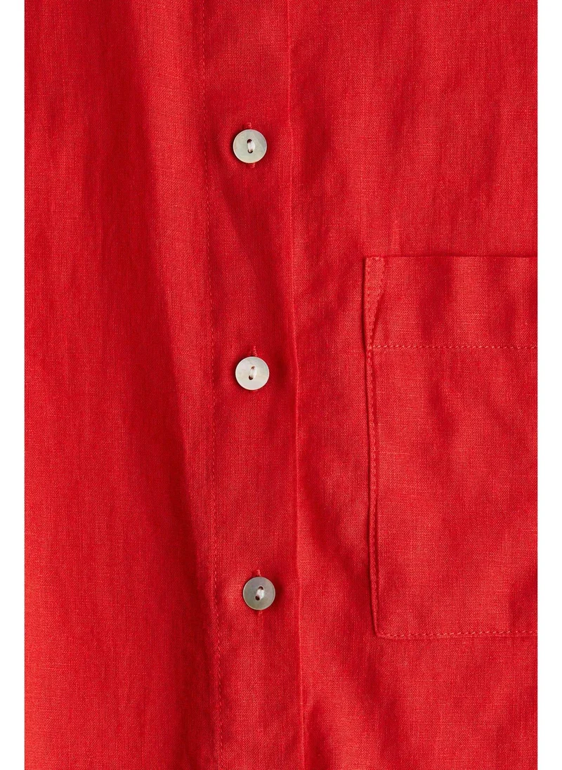 H&M Linen-blend shirt