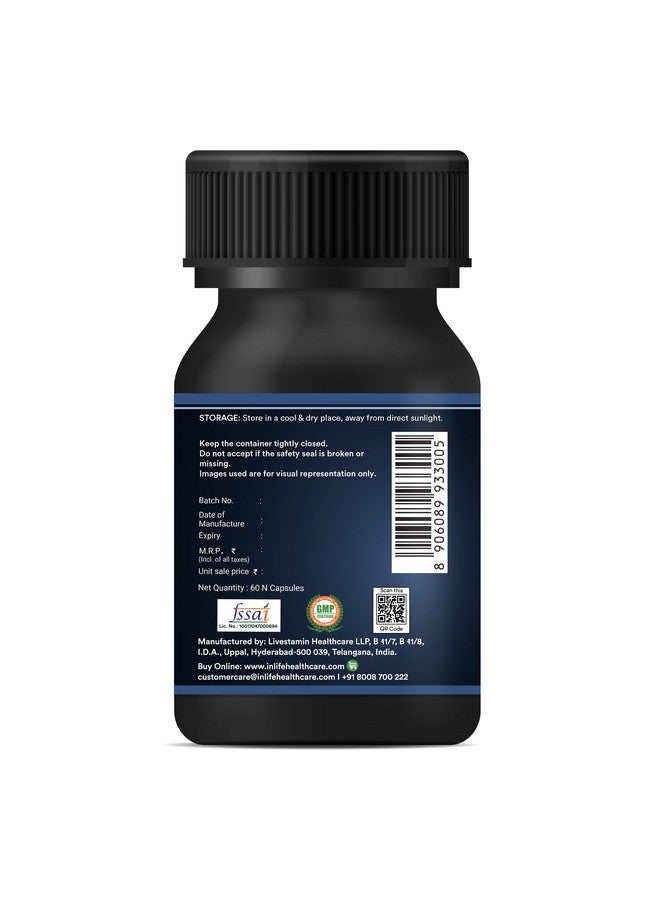 Inlife مكمل البيوتين من INLIFE للشعر | سيسبانيا، براعم الخيزران، برينغراج، زنك، فيتامين C | للنساء والرجال - 60 كبسولة نباتية (عبوة من 1، 60) - Image 5