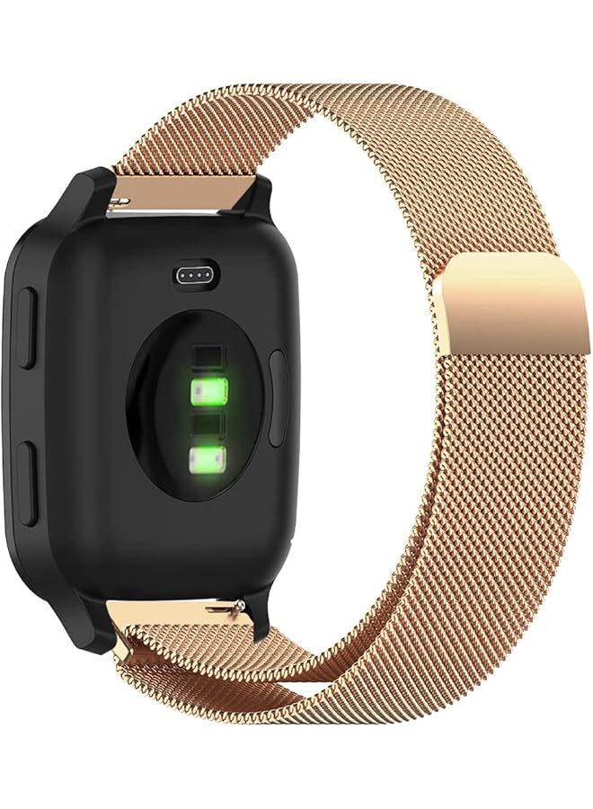 erorex 20 Mm Metal Bracelets For Garmin Forerunner 165 Forerunner 165 Music Garmin Vivoactive 5 Magnetic Stainless Steel Watch Strap For Garmin Venu Sq 2 Sq 2 Music Venu 2 Plus Venu Sq  - Image 1