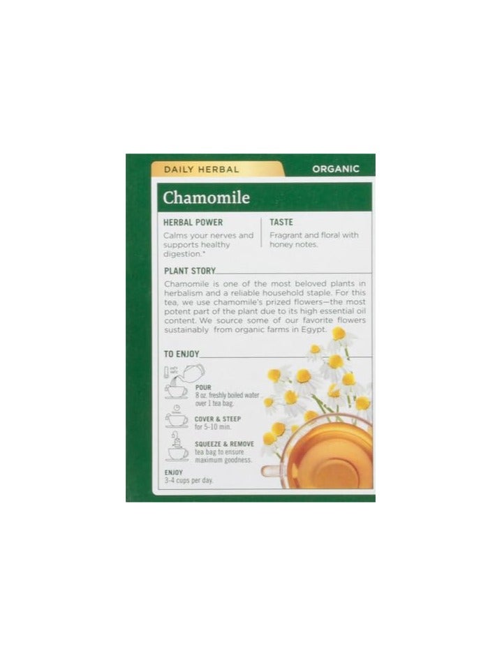 Traditional Medicinals Organic Chamomile Soothingly And Floral Support Relaxation .74 oz 20.8g - Image 2
