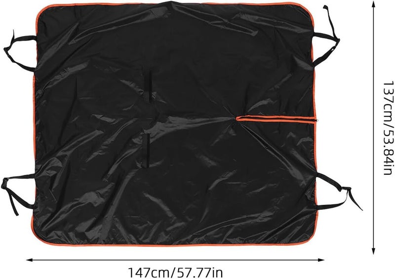 Car Dog Seat Cover Waterproof Oxford Cloth Backseat Protector for Dogs Universal Pet Car Mat for Suvs Trucks Rear Seat Pet Pad - Image 2