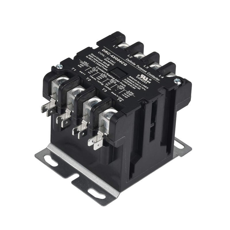 SUNLEE 4 Pole 40 Amp 50 RES 208/240V Coil Contactor fits Siemens 42CF25AG Lighting Heating Refrigeration Contactor, UL Recognized & Approved for UL 60335 - Image 2
