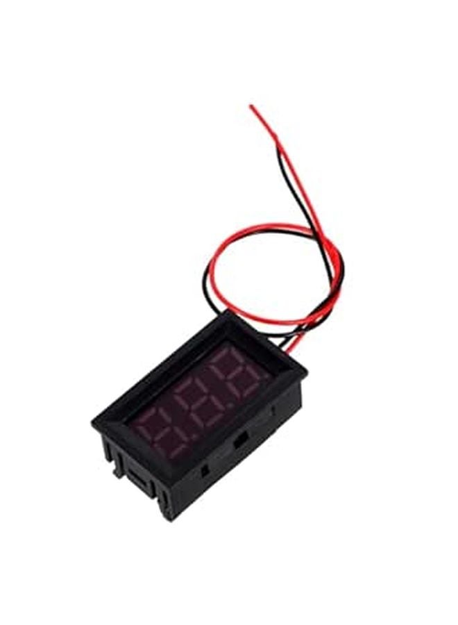 Digital Voltmeter 2pcs LED Display Voltage Tester for Electronics Testing - Image 1