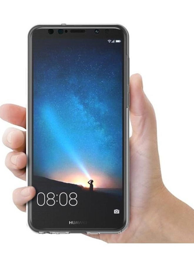 Generic - Huawei Mate 10 Lite Case, 360° Full Body Transparent Silicone Protective Case for Huawei Mate 10 Lite Case Crystal Clear TPU Bumper Huawei Mate 10 Lite Mobile Phone Case - Image 1