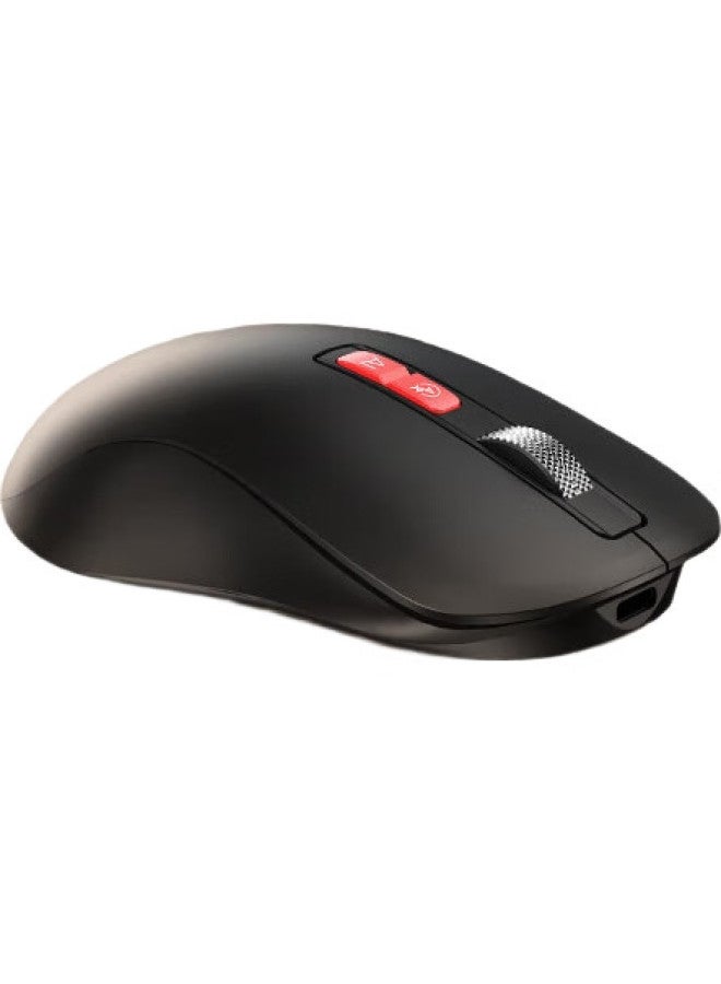 SHINCO Ai Intelligent Wireless Mouse, Silent, Bluetooth Mouse, Voice-Controlled Office And Gaming Mouse, Ergonomic, Rechargeable, Long Battery Life (Equipped With Deepseek), M8 Black - Image 3