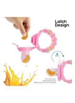 Disney baby Minnie Mouse Baby Toy Pacifier Silicone Fresh Fruit Infant Teether With Handle  - Image 3