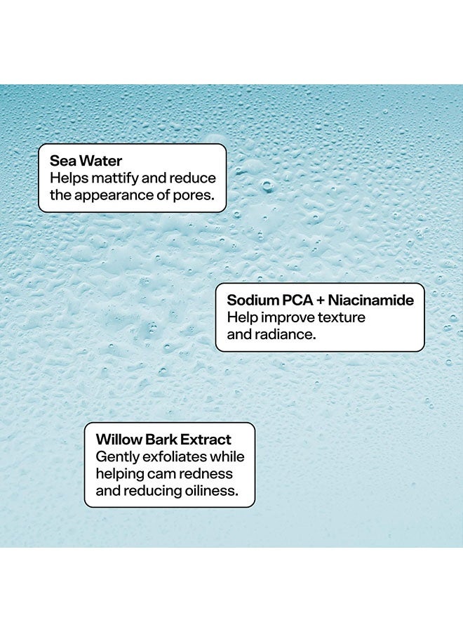 Bubble Bounce Back Balancing Toner Mist 55ml, Pore Minimizer Made with Sea Water and Niacinamide, Help Improve Texture and Radiance, Hydrating Toner Spray, Skin Care - Image 5