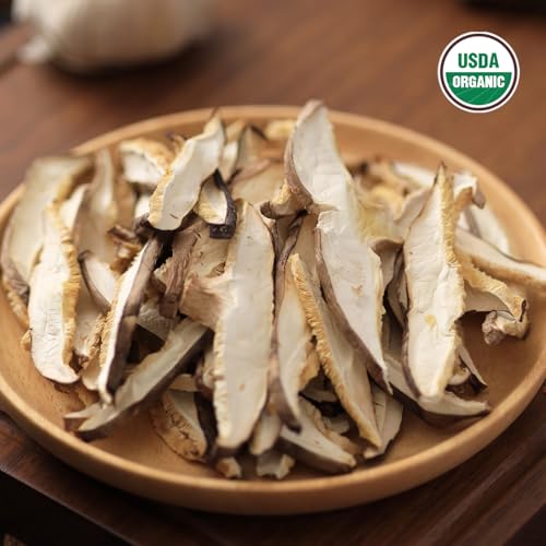 VIGOROUS MOUNTAINS Organic Shiitake Mushrooms Sliced Great Size Fresh Texture Rehydrate Quickly Dried Shiitake Mushrooms for Cooking Soups Ramen Pasta and Risotto All Natural Vegan 353Oz - Image 5