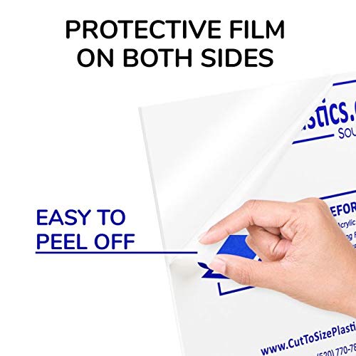 SourceOne Premium 1/8 th Inch Thick Acrylic Plexiglass Sheet - Image 2