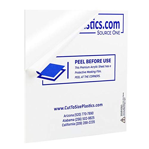 SourceOne Premium 1/8 th Inch Thick Acrylic Plexiglass Sheet - Image 1