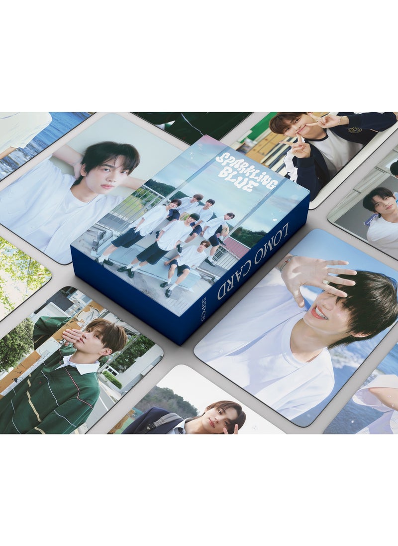 EHOME - 55Pcs TWS New Album Sparkling Blue Lomo Card - Image 1