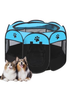 Kidle Folding Cat Tent Dog Cage Puppy Cage Pet Tent Dog Enclosure Cage 73*73*43cm  - Image 1