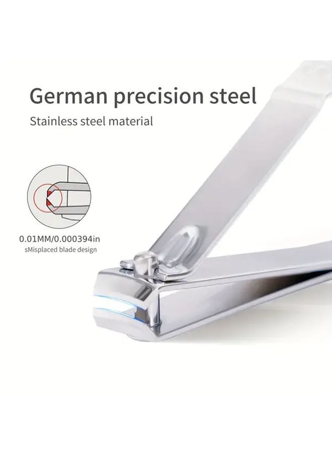 مجموعة مانيكير وردي 30 في 1، طقم مقصات الأظافر، أدوات العناية بالأقدام 30 قطعة - Image 3