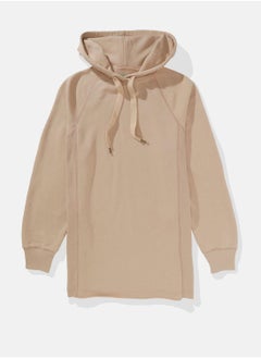 American Eagle Fleece Drawstrng Full Sleeve Hoodie Dress  - Image 3