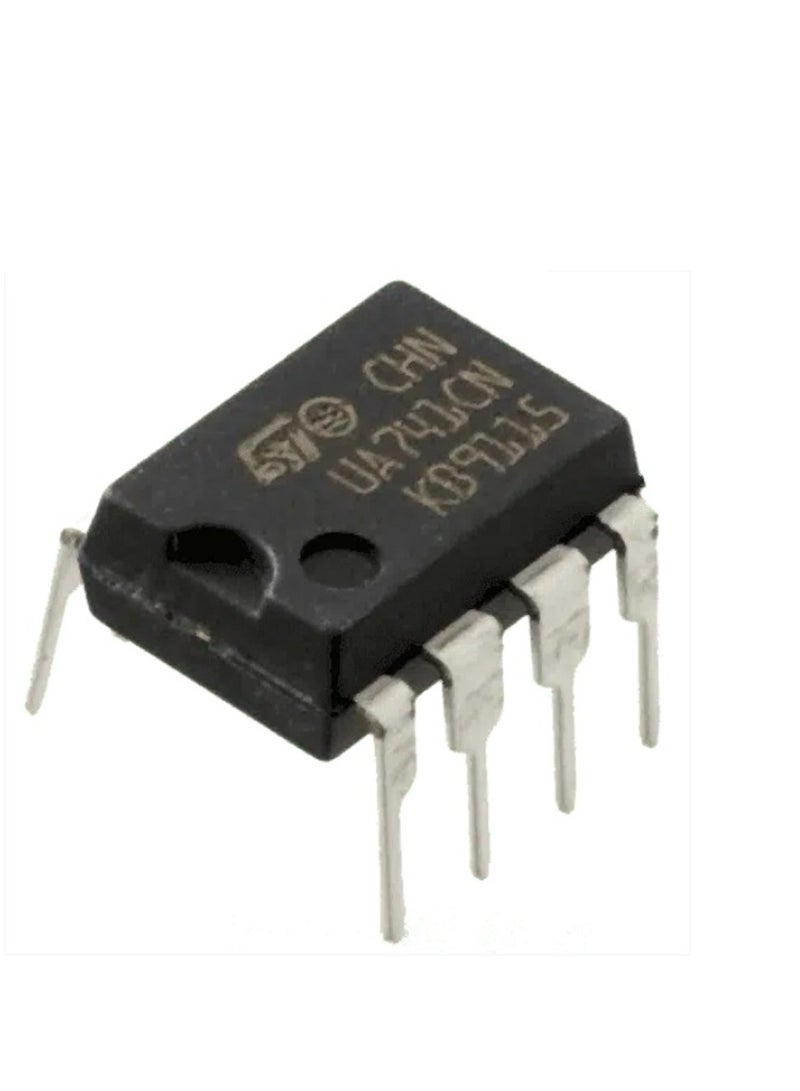 LM741 (UA 741) (op amp) 10pcs - Image 1